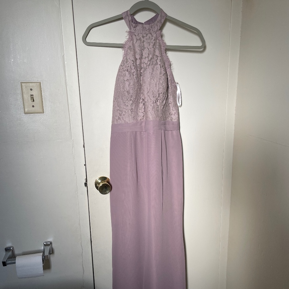 Light purple bridesmaid dress